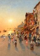 wilhelm von gegerfelt, Evening View from Venice